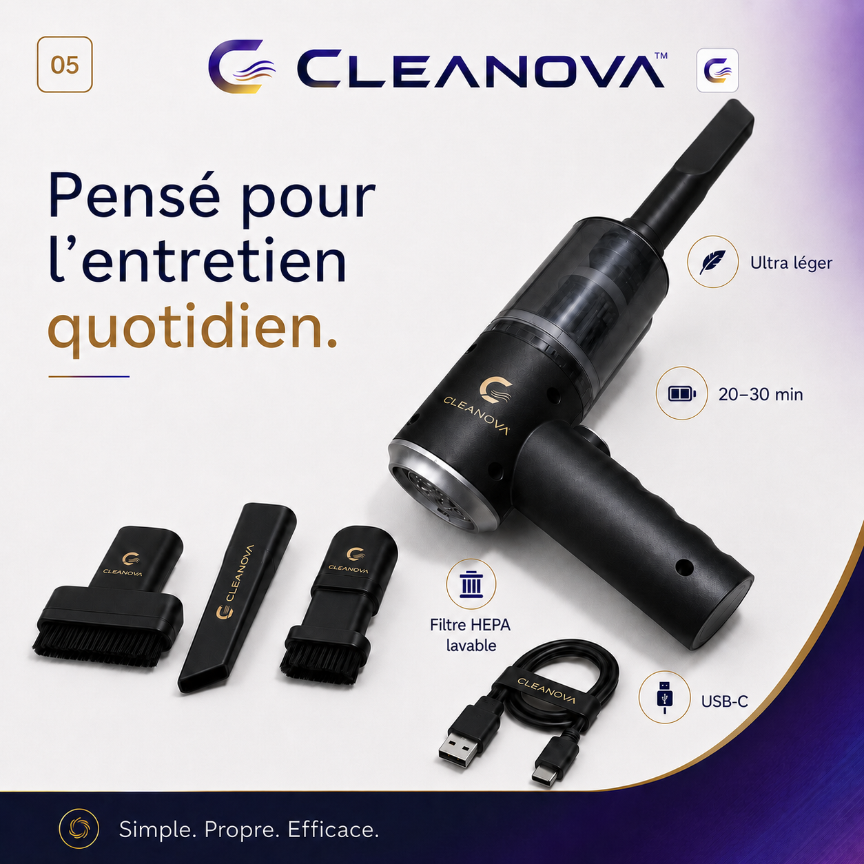 Aspirateur — Cleanova™